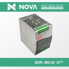 Mean Well SDR-480-24 Single Output Industrial Power Supply 480W 24V - DIN Rail