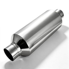 3 Inlet 3 Outlet Performance Mufflers Exhaust Resonator Ss Universal 3 Inlet 3 Outlet Performance Mufflers Exhaust Resonator Ss Universal
