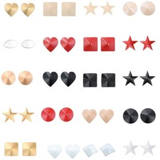 Sticky Bra Nipple Covers Reusable Pasty Breast Covers Metal Breast Pasties