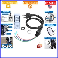 Replacement Power Cord 100641 for Proteam Vacuums - Male-to-Female, Black