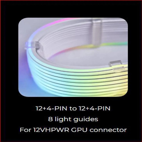 LIAN LI Strimer Plus V2 (12+4PINS TO 12+4PINS) RGB GPU Extension Cable - 300mm, - Afbeelding 2 van 3