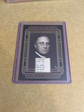 2025 Pieces Of The Past Franklin D. Roosevelt Authentic Relic SR-FDR