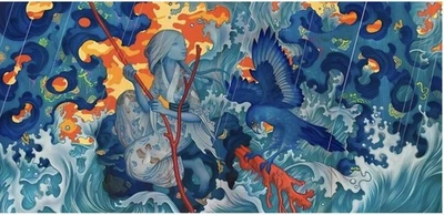 James Jean Adrift Medium Poster ungerahmt - Bild 1 von 4