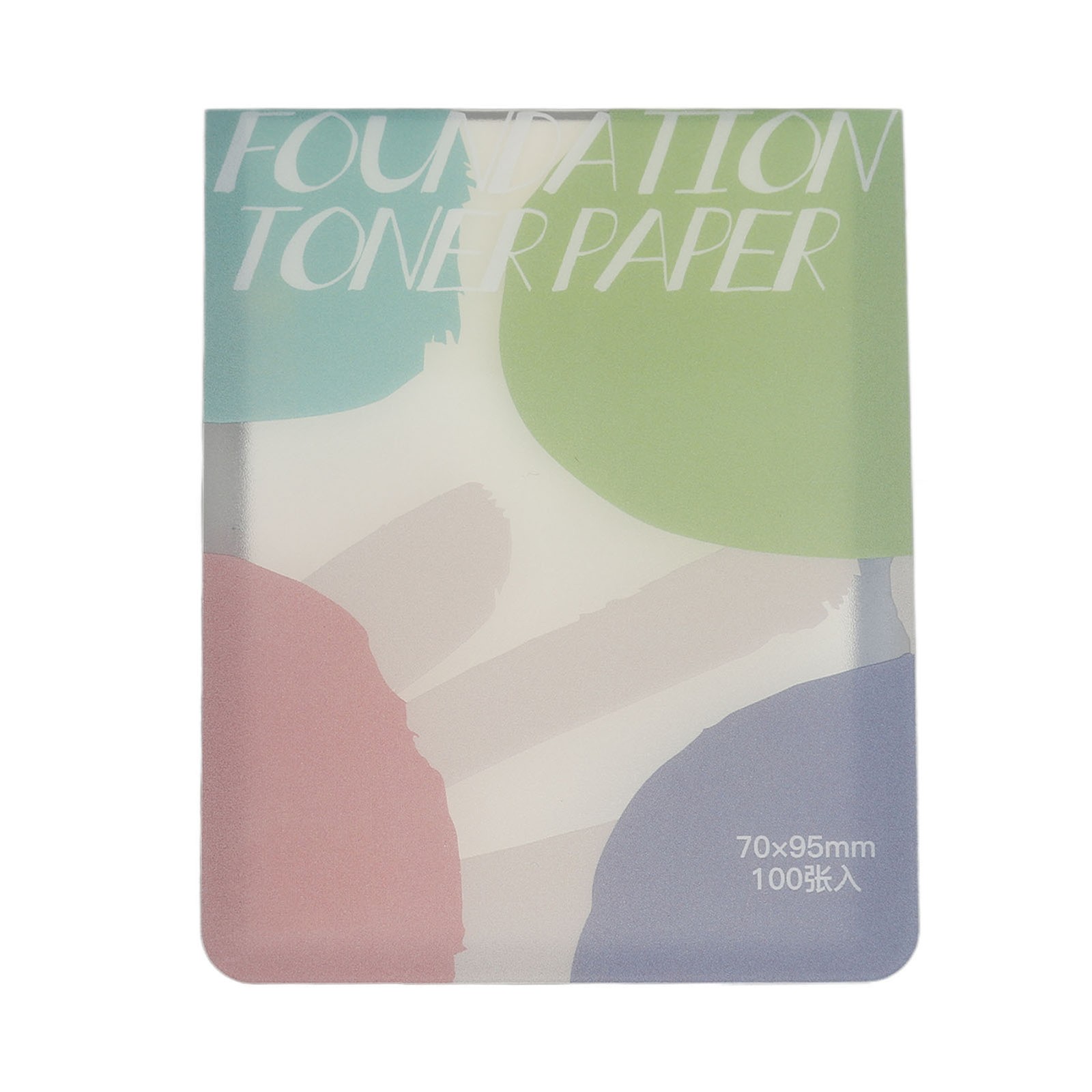 2pcs Liquid Foundation Palette Paper Makeup Coloring Paper With Mixing Stick CUT