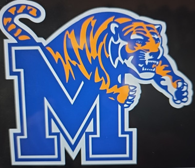   MEMPHIS TIGERS NCAA FOOTBALL HELMET BY SCHUTT READY TO BE AUTOGRAPHED  