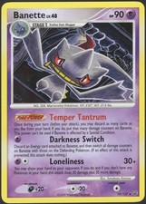 Banette 19/127 Rare Platinum Pokemon EN Near Mint
