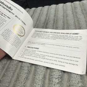 NES Manual Only - Nintendo Entertainment System - No Game - Side Pocket