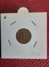 1 Pfennig BRD 1975 G. Karlsruhe.