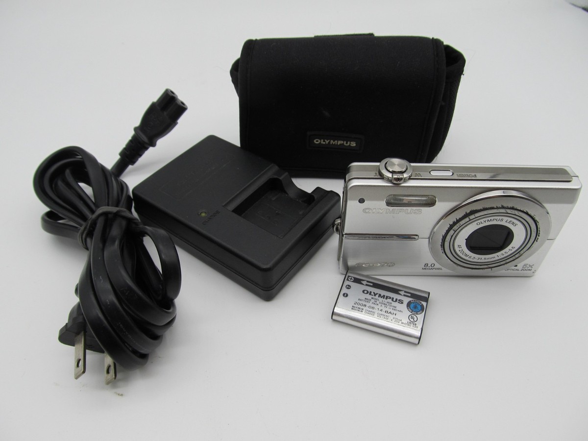 【✨極美品✨】OLYMPUS FE-370【✨バッテリー付き✨】 Olympus FE FE-370 8.0MP Digital Camera Silver w/ battery No
