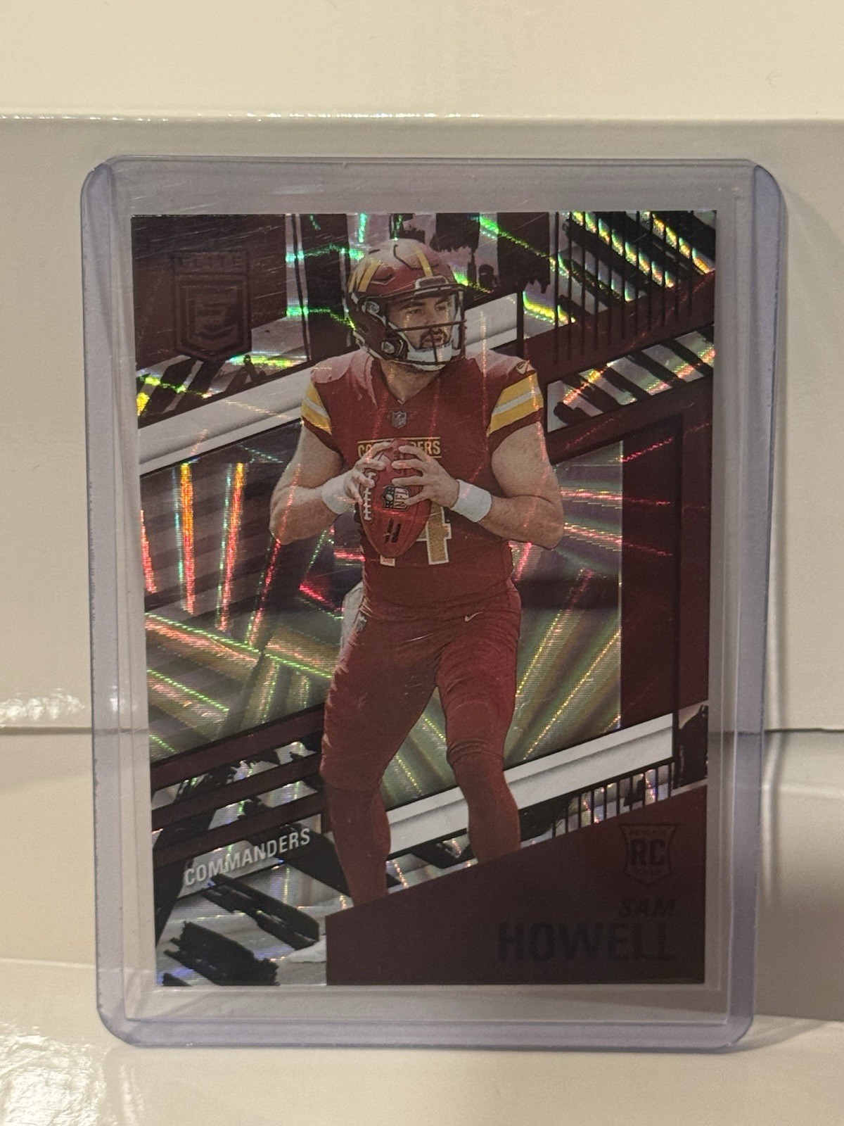 2022 Panini Donruss Elite Rookies Sam Howell #104 Razzle Dazzle Rookie RC SSP