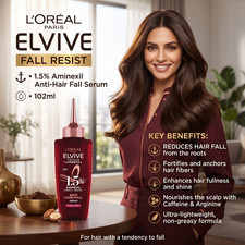 L'Or&eacute;al Paris Elvive Fall Resist Hair Serum 1.5% Aminexil Anti Hair Fall - 102ml