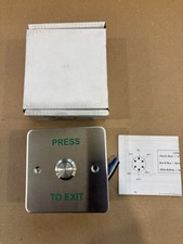 PRESS TO EXIT Door Release Access Control DRB002F-PTE ICS stainless steel flush