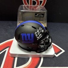 Ahmad Bradshaw Signed New York Giants Eclipse Mini Helmet Autographed Steiner CX