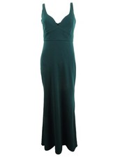 Betsy & Adam Women's V-Neck Gown