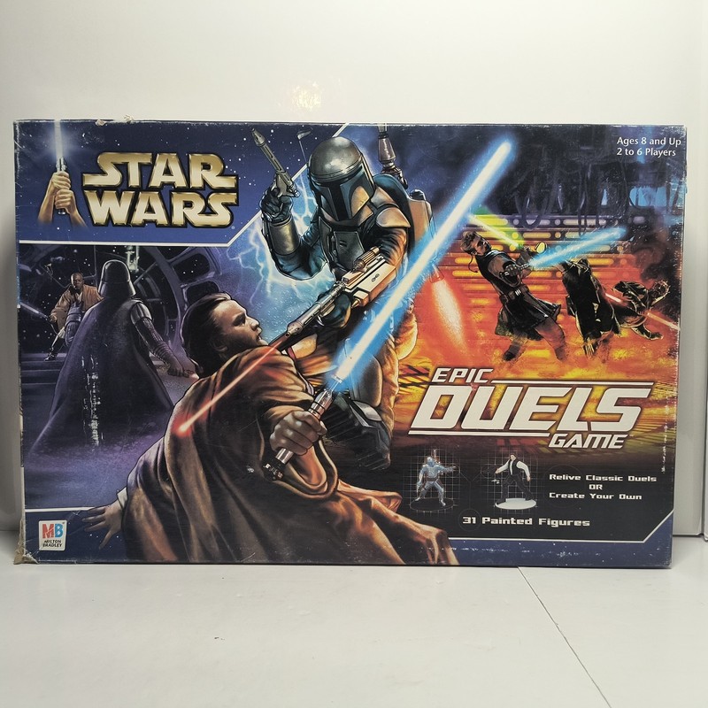 Star Wars Epic Duels Board Game 2002 Milton Bradley 100% Playable Painted Minis