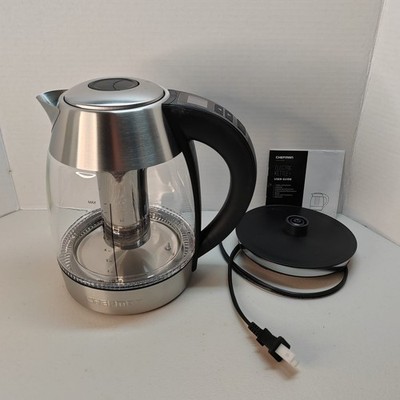 Chefman RJ11-17-TI 1.8L Electric Glass Kettle