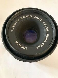 Carl Zeiss Jena DDR Tessar f2.8 50mm Manual Focus Prime Lens M42 Screw Mount