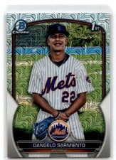 2023 Bowman Chrome #BCP-161 Dangelo Sarmiento Prospects Mojo Refractor