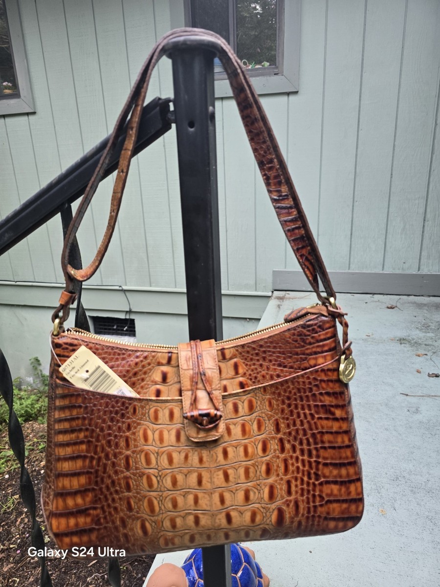 NWT BRAHMIN ISABELLE Shoulder Bag VINTAGE STYLE ORIGINAL TOASTED ALMOND