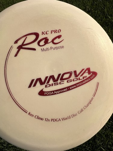 Innova OG 12X KC Pro Roc 181g PFN Patent Number Disc Golf Mid Penned USED OOP GC - Picture 9 of 24