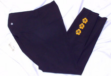 Rare Lululemon Align HR Pant 25"- Black - Hawaii Hibiscus - 8