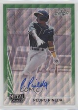 2021 Leaf Metal Draft 1990 Leaf Green Wave 4/5 Pedro Pineda #LA-PP1 Auto uk2