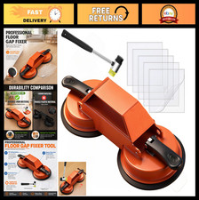 Floor Gap Fixer Tool with 45° Striking Surface & Dual Suction Cups for Easy Use