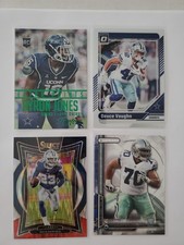 Dallas Cowboys Football Stars & RC's 4 card lot/Zack Martin & B. Jones Rookies