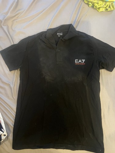 Ea7 Armani Men’s Black Polo