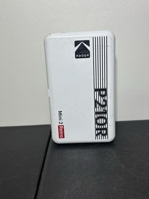 KODAK Mini 2 Retro P210R 2.1x3.4'' Wireless Portable Photo Printer White Used