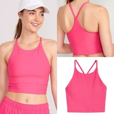 Old Navy Women  s Light Support PowerSoft Longline Sports Bra Size XS 30