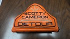 ⛳️Scotty Cameron Titleist Detour putter Head Cover Headcover Orange Mallet⛳️