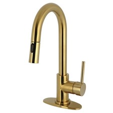 Kingston Brass LS246.DL Concord 1.8 GPM 1 Hole Bar Faucet - - Brass