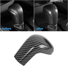 Abs Carbon Fiber Gear Shift Knob Cover Trim For Toyota Camry 2018 2019 2021