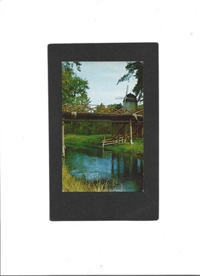 WASHINGTON STATE PC ''Wind Mill, Bridge & Sammamish River''  UNUSED    No Writing