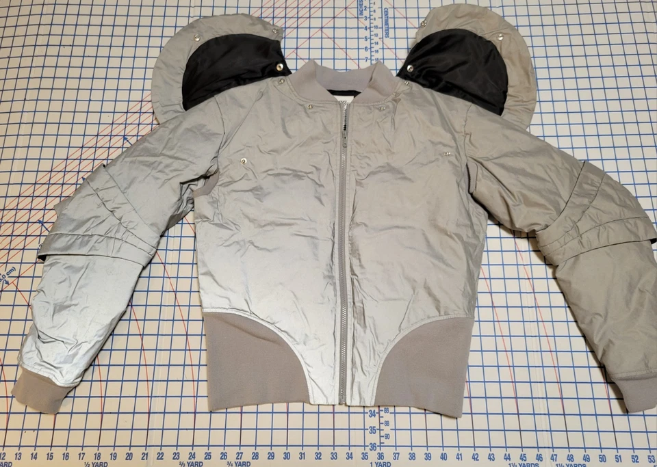 Chaqueta acolchada Adidas Jeremy Scott Knight Armor 2010 3m talla Reflectante medio Foto 2 de 4