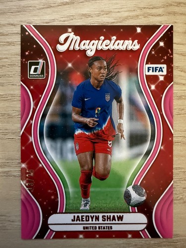 Jaedyn Shaw #8 Magicians Pink /25 2024-25 Panini Donruss Women\'s Soccer USA