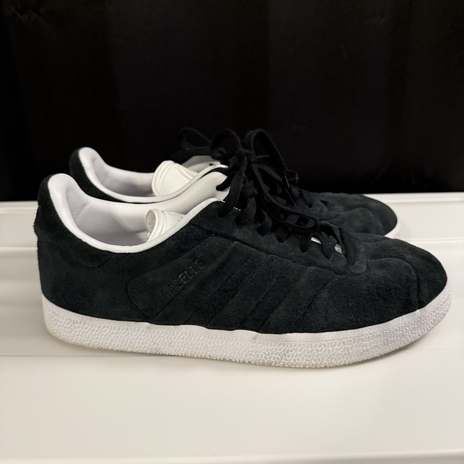 adidas gazelle silver green womens adidas Originals Gazelle Stitch And T main image 0