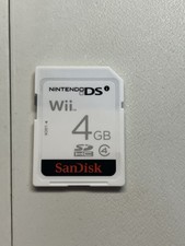 Sandisk 4GB Gaming SD Card For Nintendo DS Wii Gaming Memory Card Class 4 OEM