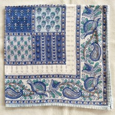Vintage Bandana Cotton Check Geometric Floral  Paisley Flourish Handkerchief 21