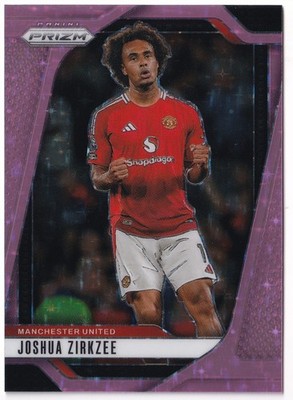 Panini Prizm Premier League 2024-25 Joshua Zirkzee Pink Stars Prizm