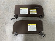 2018-2024 Ford F150 F250 King Ranch Sun Visors Set W Homelink Brown Oem Used