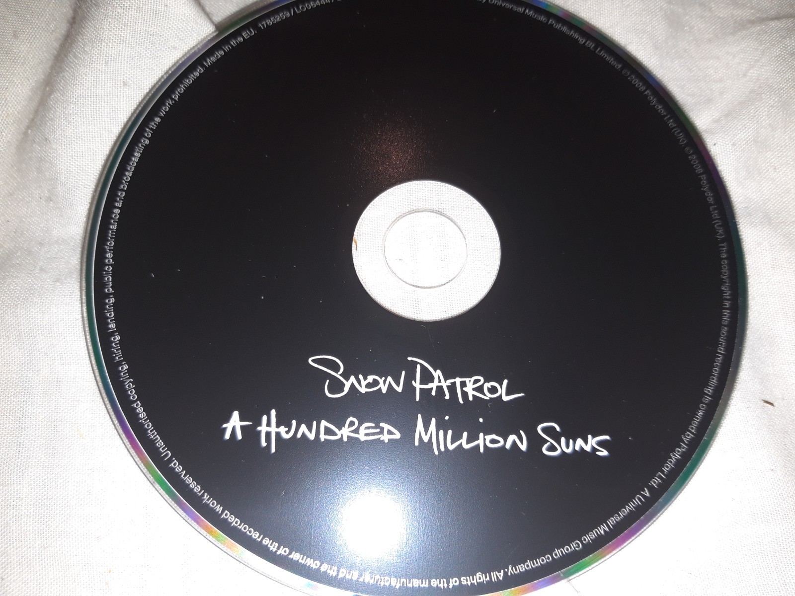Hundred Million Suns by Snow Patrol (CD, 2008)