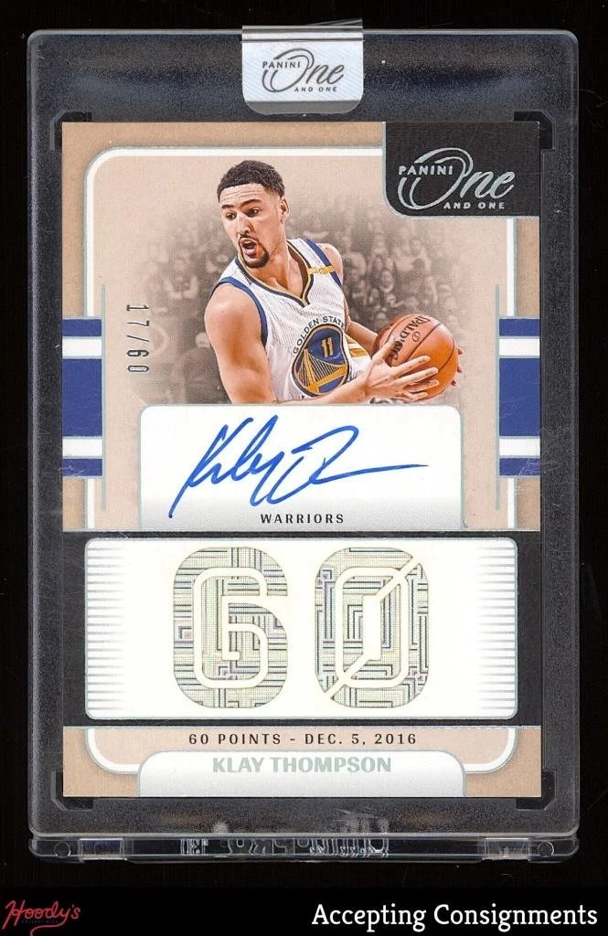 クレイトンプソン 直筆サイン 2015 panini Klay Thompson Basketball Serial Numbered Sports Trading Cards