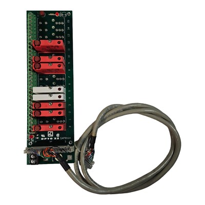 OPTO 22 G4PB16H Mounting Rack W/5x G4 ODC5 & 2x G4 IDC5 DC Output Modules, Cable