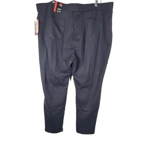 NWT Style & Co Plus Comfort Waist Mid-Rise Seamed Leggings Pants 24w Carbon Gray - Picture 3 of 4