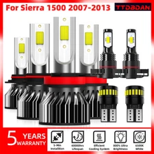 LED Headlight License Plate Fog Light Bulbs Tailgate For GMC Sierra 1500 07-2013