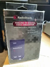 Genuine Radioshack (1142011) Easy To Connect Toslink To Digital Coax Converter 