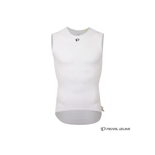 Pearl Izumi SALE $44.95 (RRP$89) Transfer Mesh Sleeveless Base Layer White Mediu