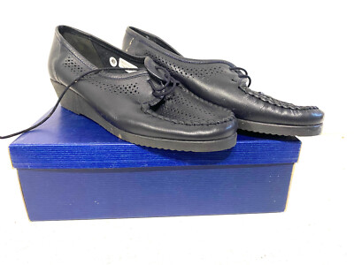 Alte Schuhe CAZERGUES Kadenz Made in France Leder 1970 neu aus Lagerbestand